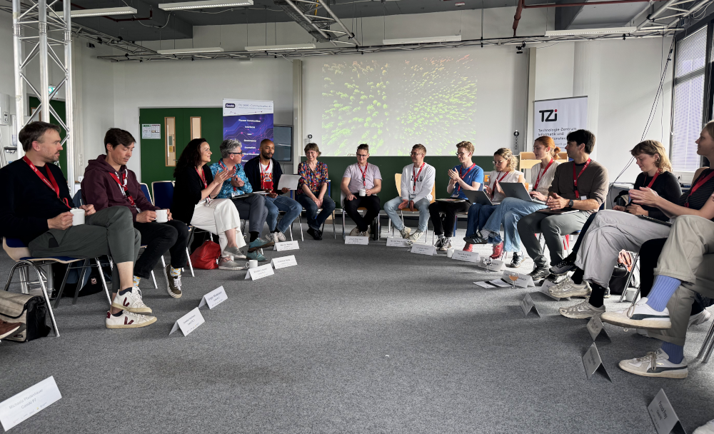 Das ComAI-Gesamtteam trifft sich Anfang Juni an der Uni Bremen.
