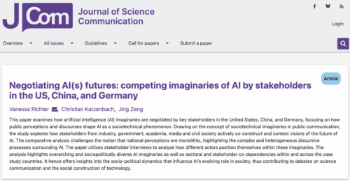 Paper Negotiating AI(s) futures