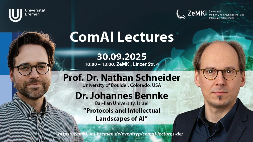 ComAI Lectures Workshop mit Nathan Schneider und Johannes Bennke