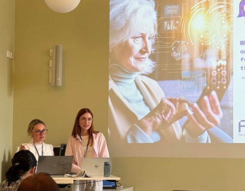 Sara Skardelly und Leonie Winterpacht auf der Transforming Care Conference 2025
