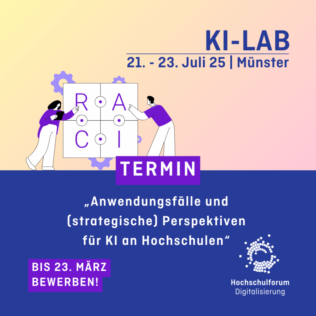 KI-Lab zu Anwendungsfällen und (strategischen) Perspektiven für KI an Hochschulen