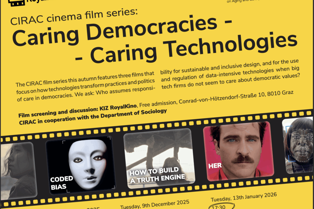 Filmreihe "Caring Democracies - Caring Technologies" in Graz