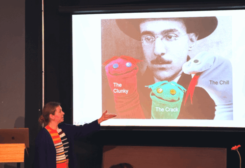 Taina Bucher bei der ComAI-Lecture in Bremen