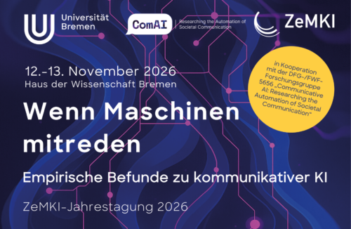 ZeMKI-Tagung "Wenn Maschinen mitreden"